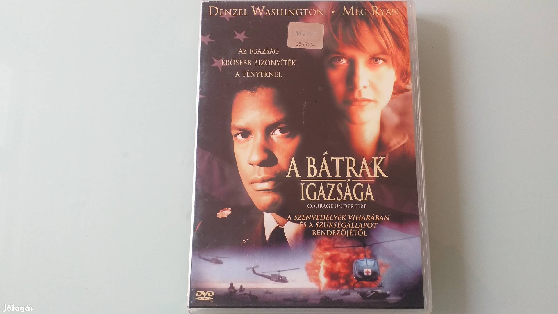 Bátrak igazsága háborús DVD-Denzel Washington