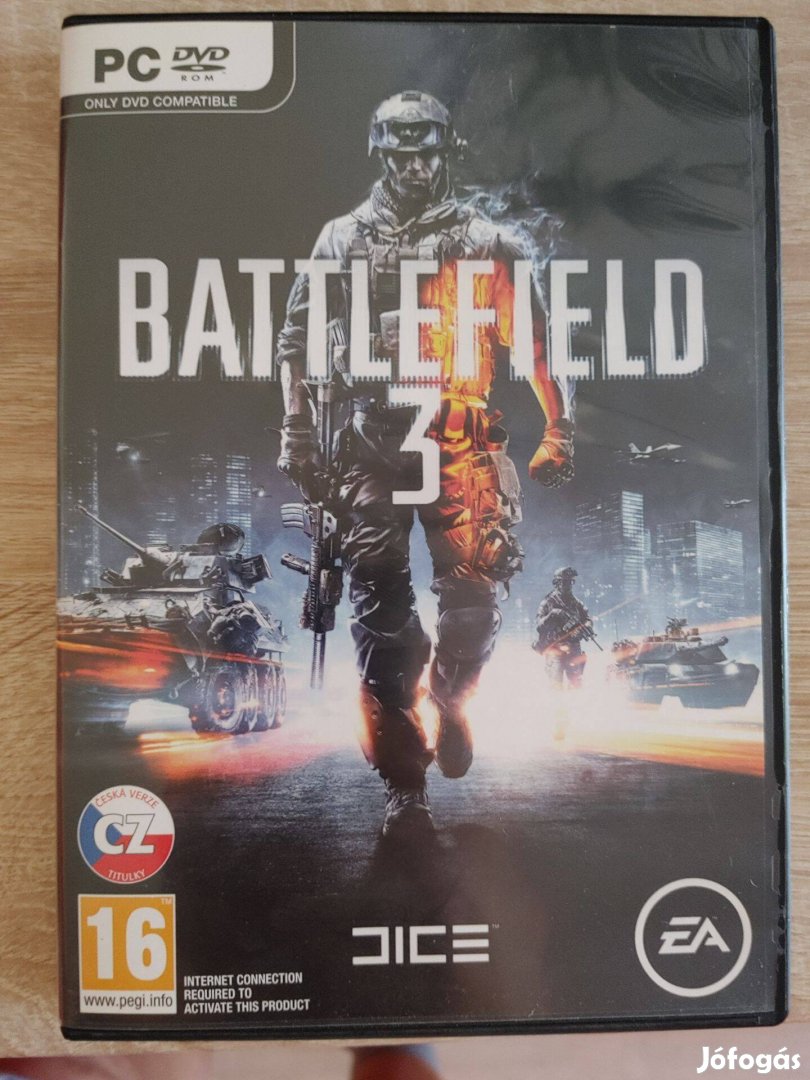 Battlefield 3 DVD játék game PC 2db DVD