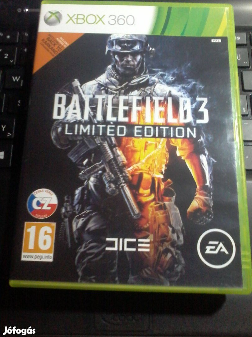 Battlefield 3 Xbox 360 játék eladó.(nem postázom)