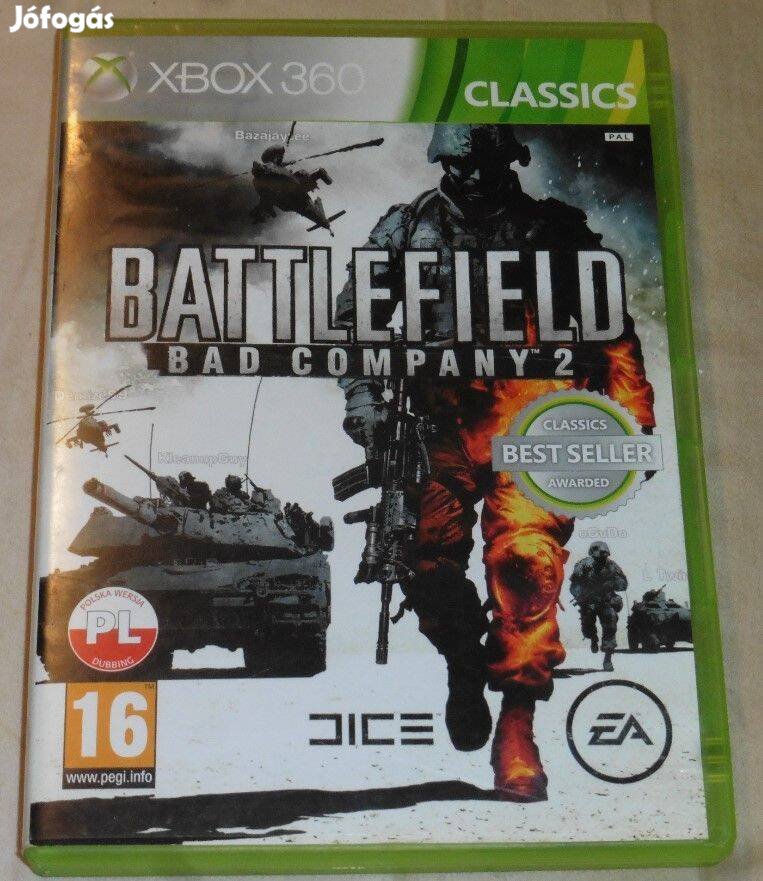 Battlefield Bad Company 2. Gyári Xbox 360, Xbox ONE, Series X Játék