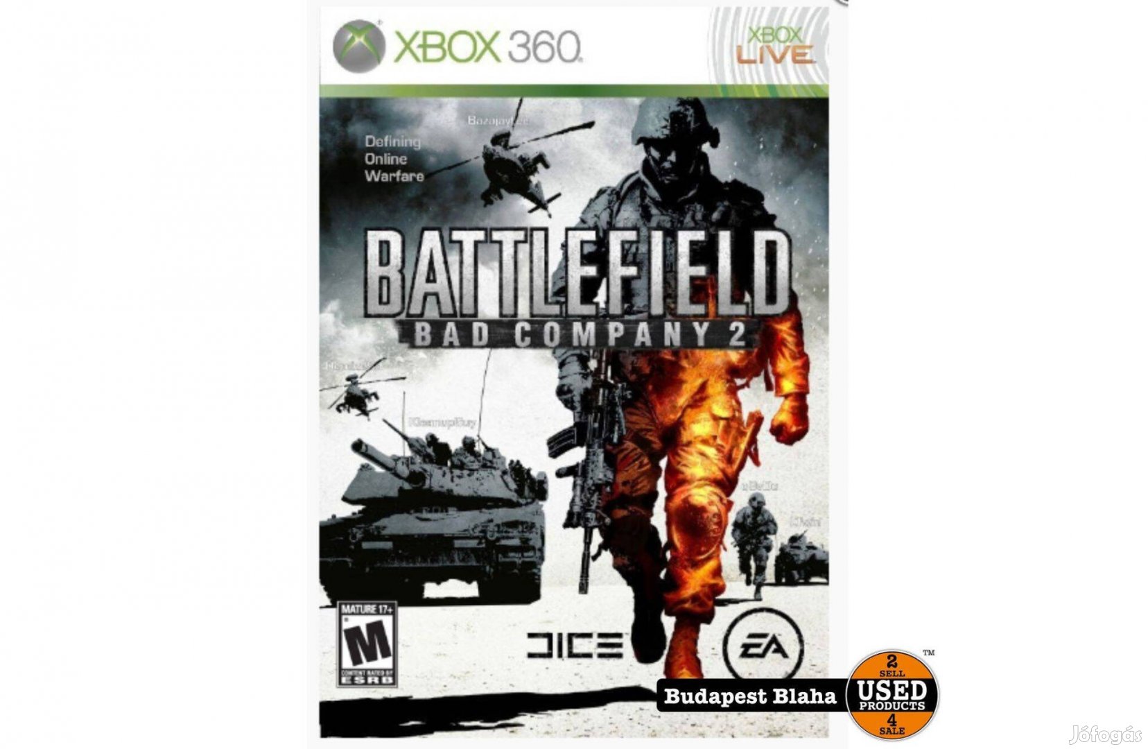 Battlefield Bad Company 2 - Xbox 360 Játék | Used Products