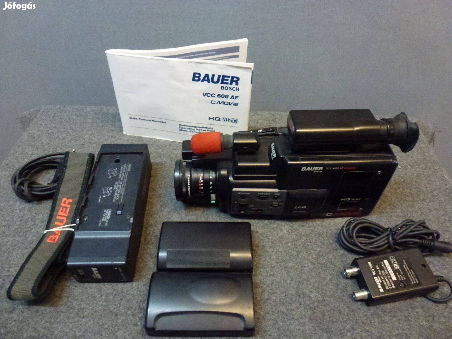 Bauer VHS-C kamera alkatrésznek