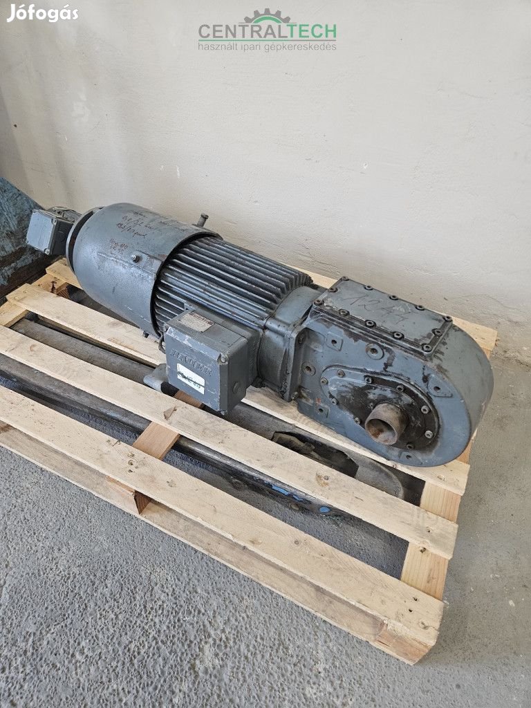 Bauer hajtómű 3,2kw 80 ford hajtóműves villanymotor fékes