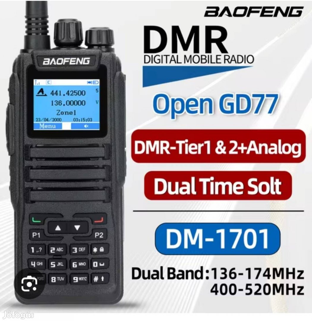 Baufeng DM 1701 urh rádió