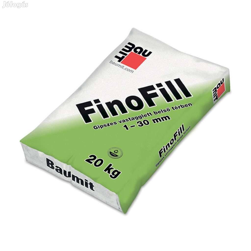 Baumit Finofill beltéri gipszes glett (1-30 mm) 20 kg 7133 Ft/zsák