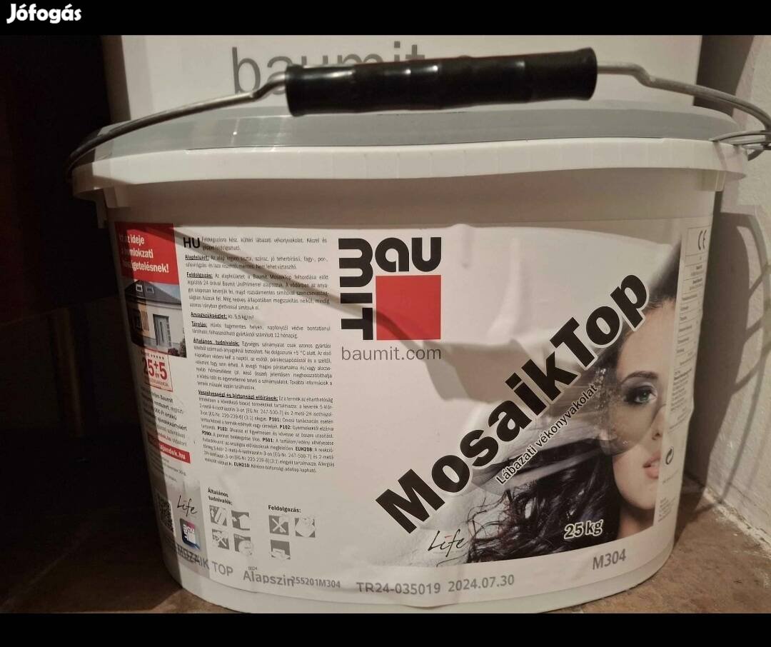Baumit Mozaiktop lábazati vékonyvakolat szigetelésre