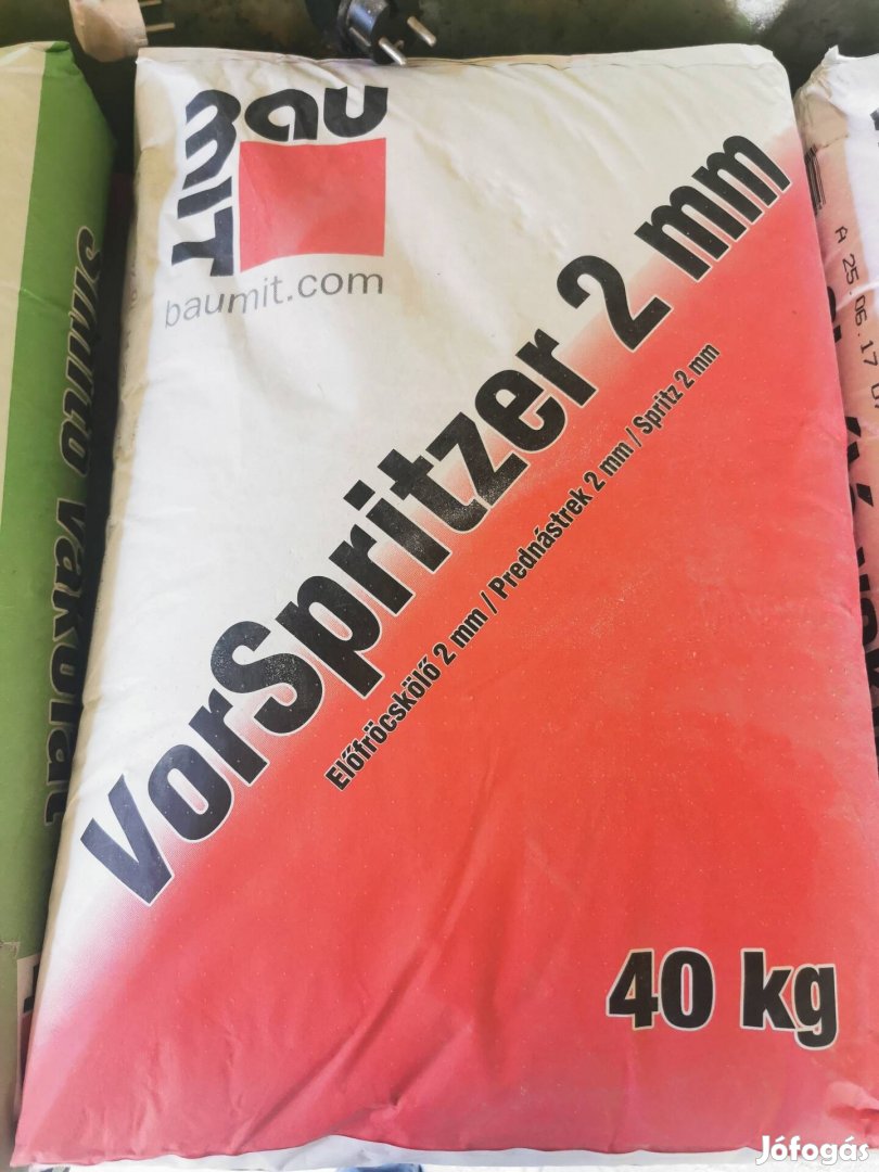 Baumit gúz, előfröcskölő