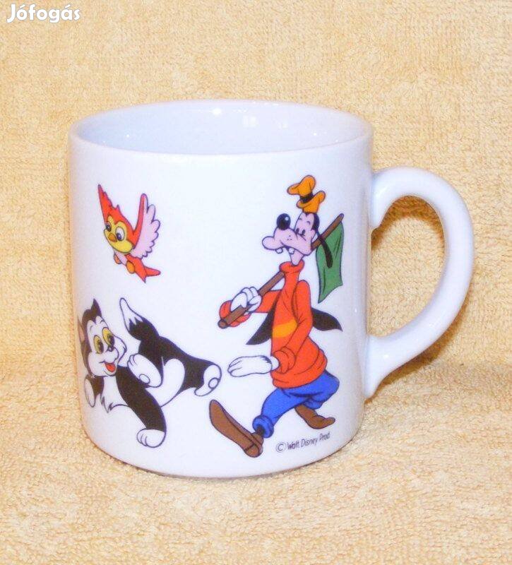 Bavaria Walt Disney porcelán bögre Donald kacsa Pluto