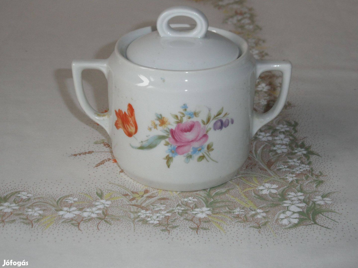 Bavaria porcelán cukortartó