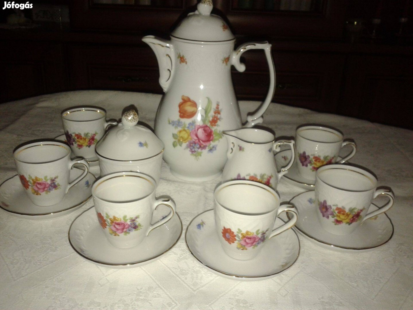 Bavaria porcelán kávéskészlet