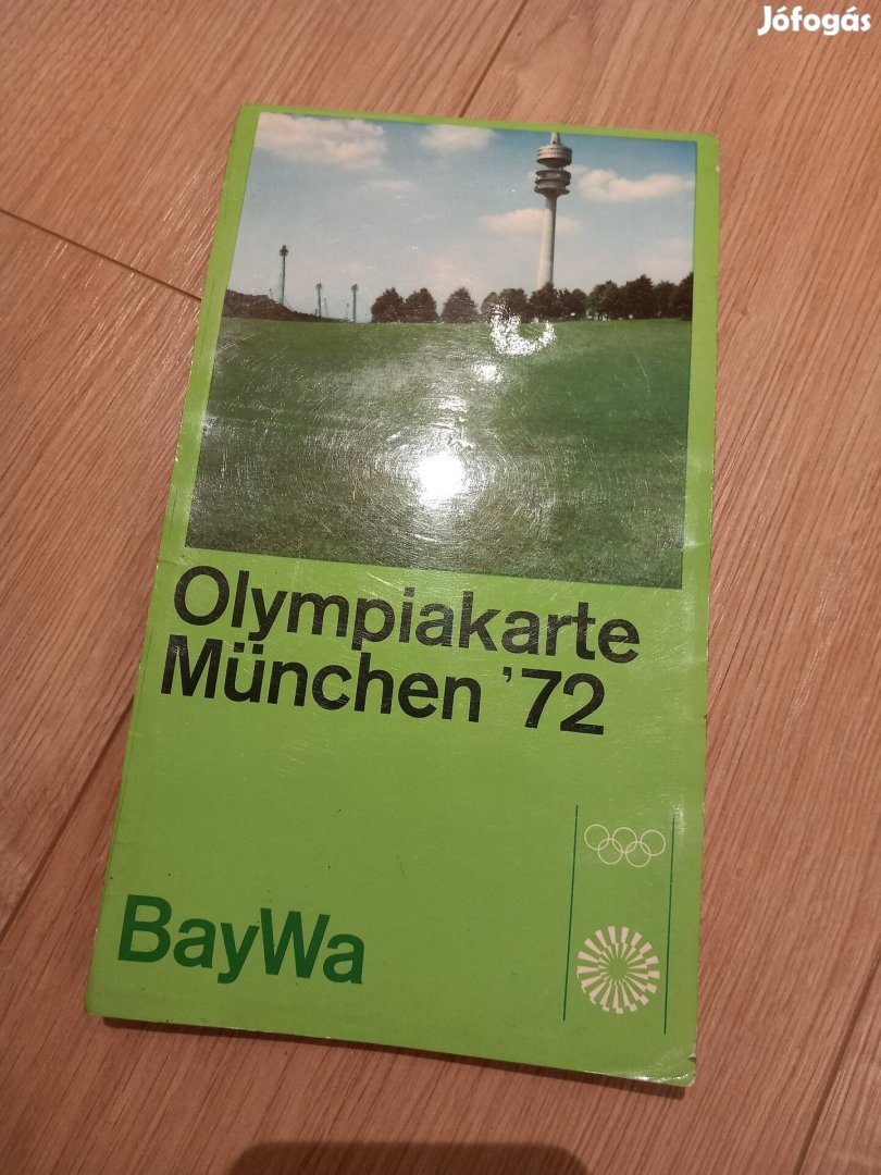 BayWa Olympiakarte München 1972 olimpia térkép