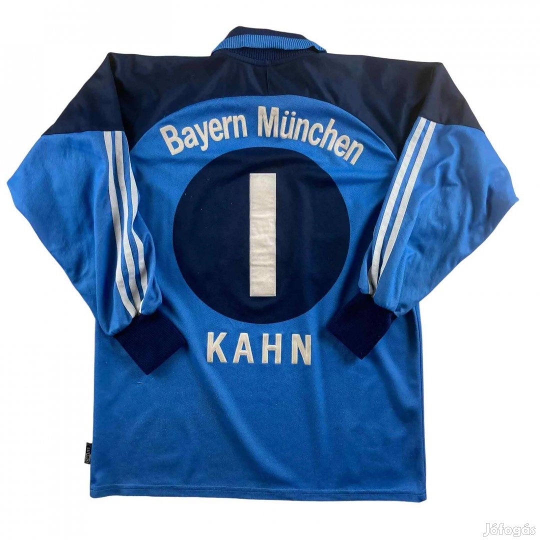 Bayern München 2000-01 Adidas kapus Oliver Kahn foci mez S-es