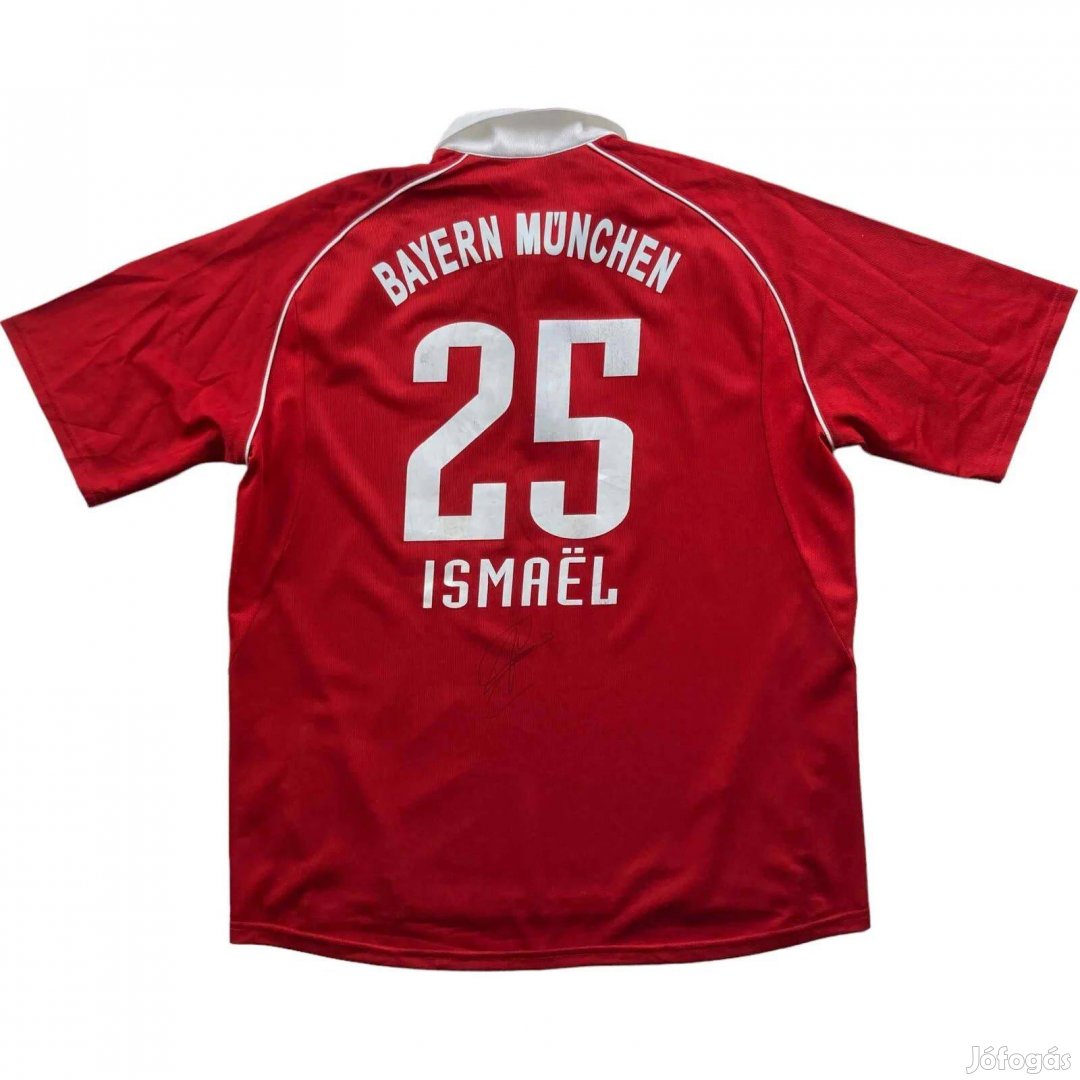 Bayern München 2005-06 Adidas hazai Ismael *Aláírt* foci mez XXL-es