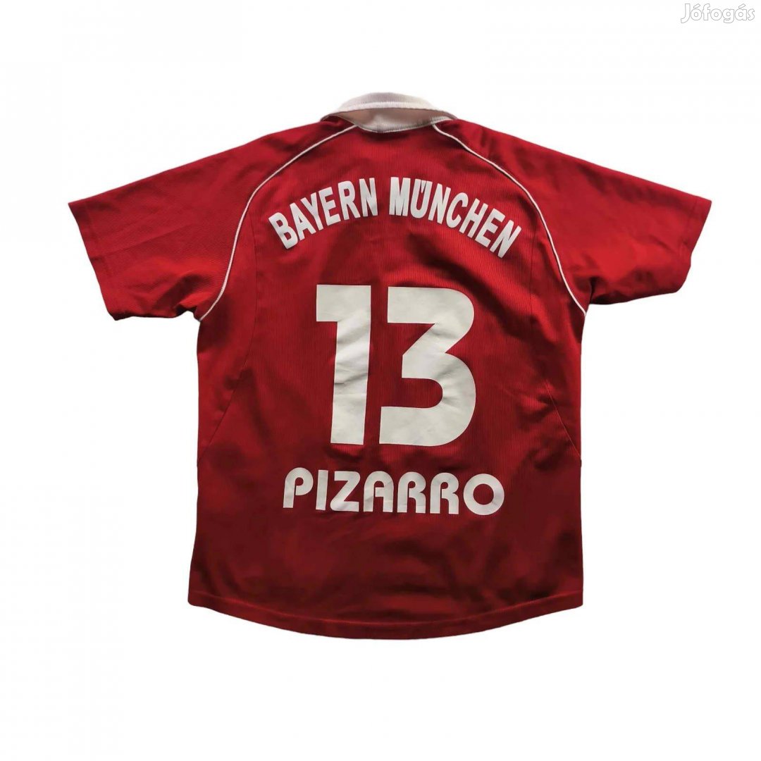 Bayern München 2005-06 Adidas hazai Pizarro foci mez gyerek L-es