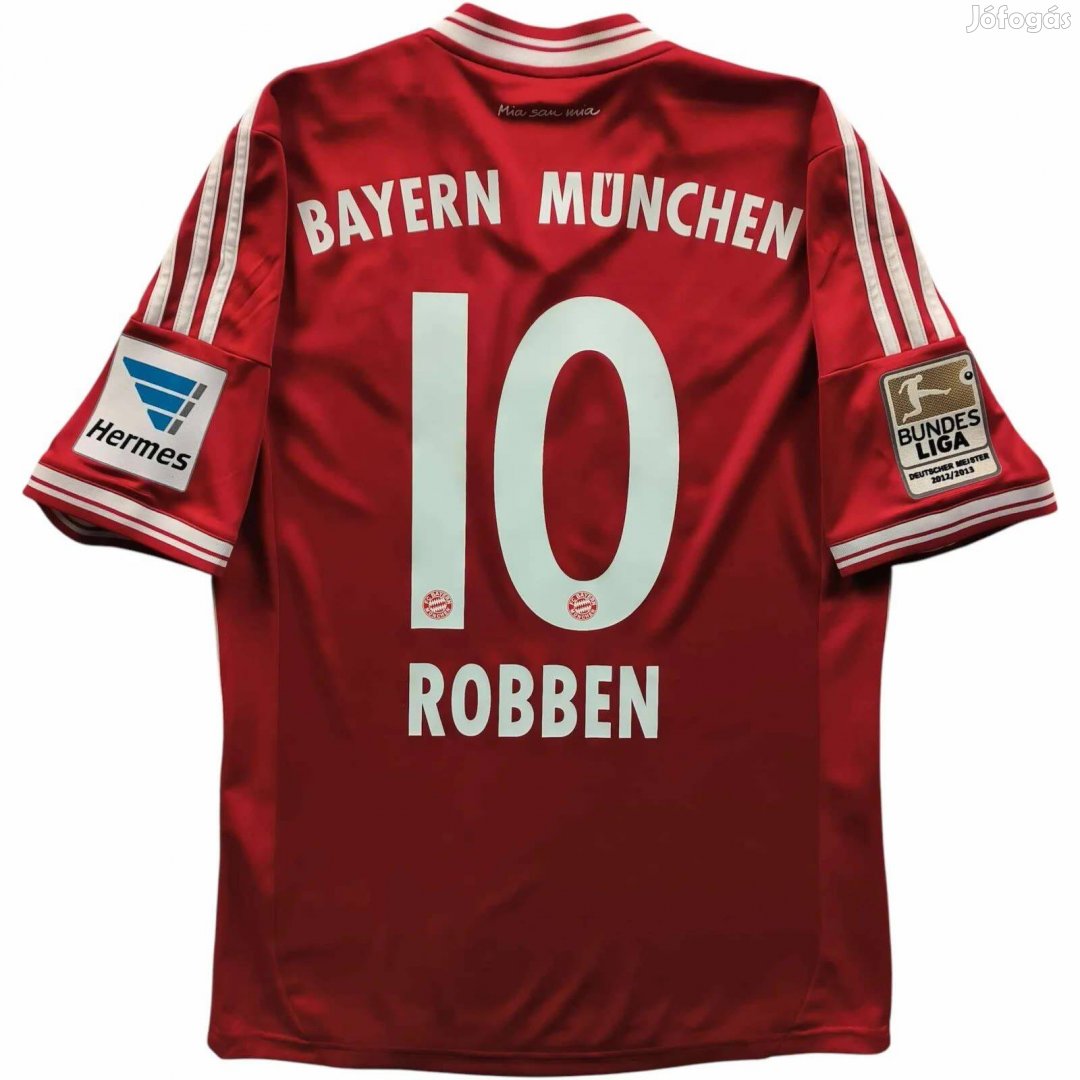 Bayern München 2013-14 Adidas hazai Arjen Robben foci mez S-es