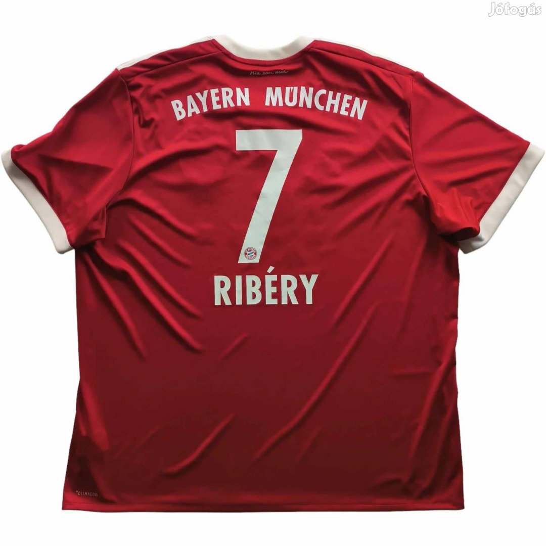 Bayern München 2017-18 Adidas hazai Franck Ribery foci mez XXL-es