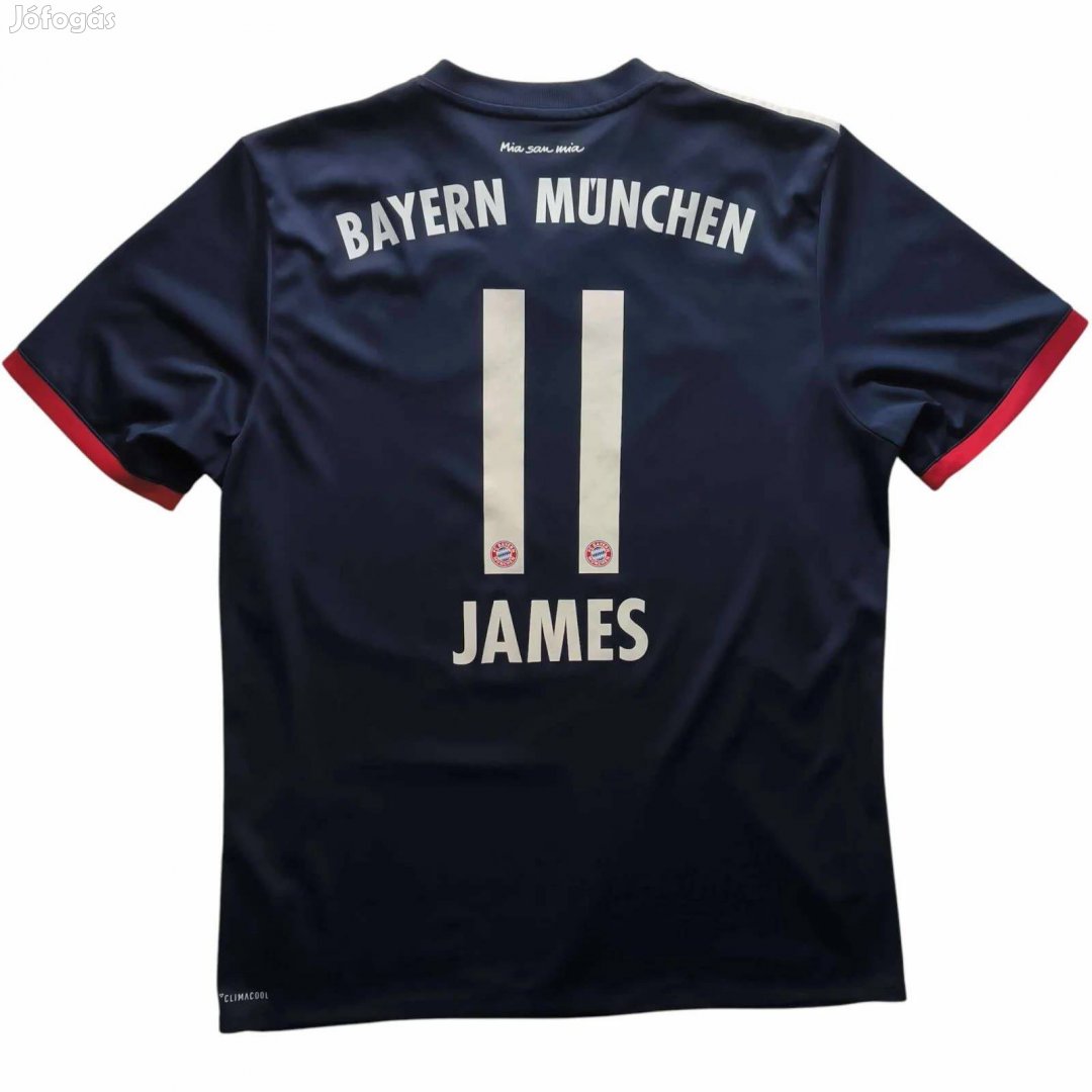 Bayern München 2017-18 Adidas vendég James Rodriguez foci mez L-es