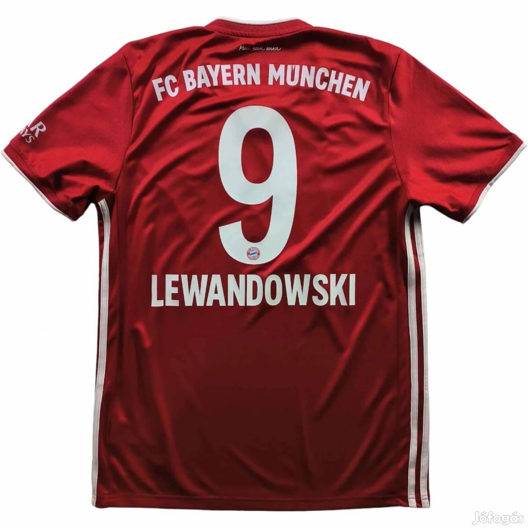 Bayern München 2020-21 Adidas hazai Robert Lewandowski foci mez M-es