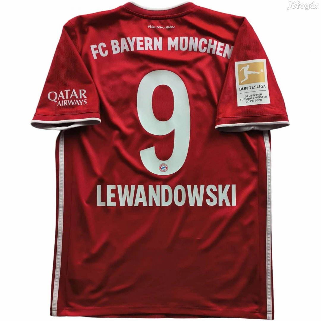 Bayern München 2020-21 Adidas hazai Robert Lewandowski foci mez M-es