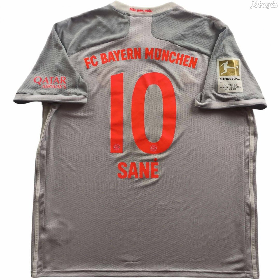 Bayern München 2020-21 Adidas vendég Leroy Sané foci mez XXL-es