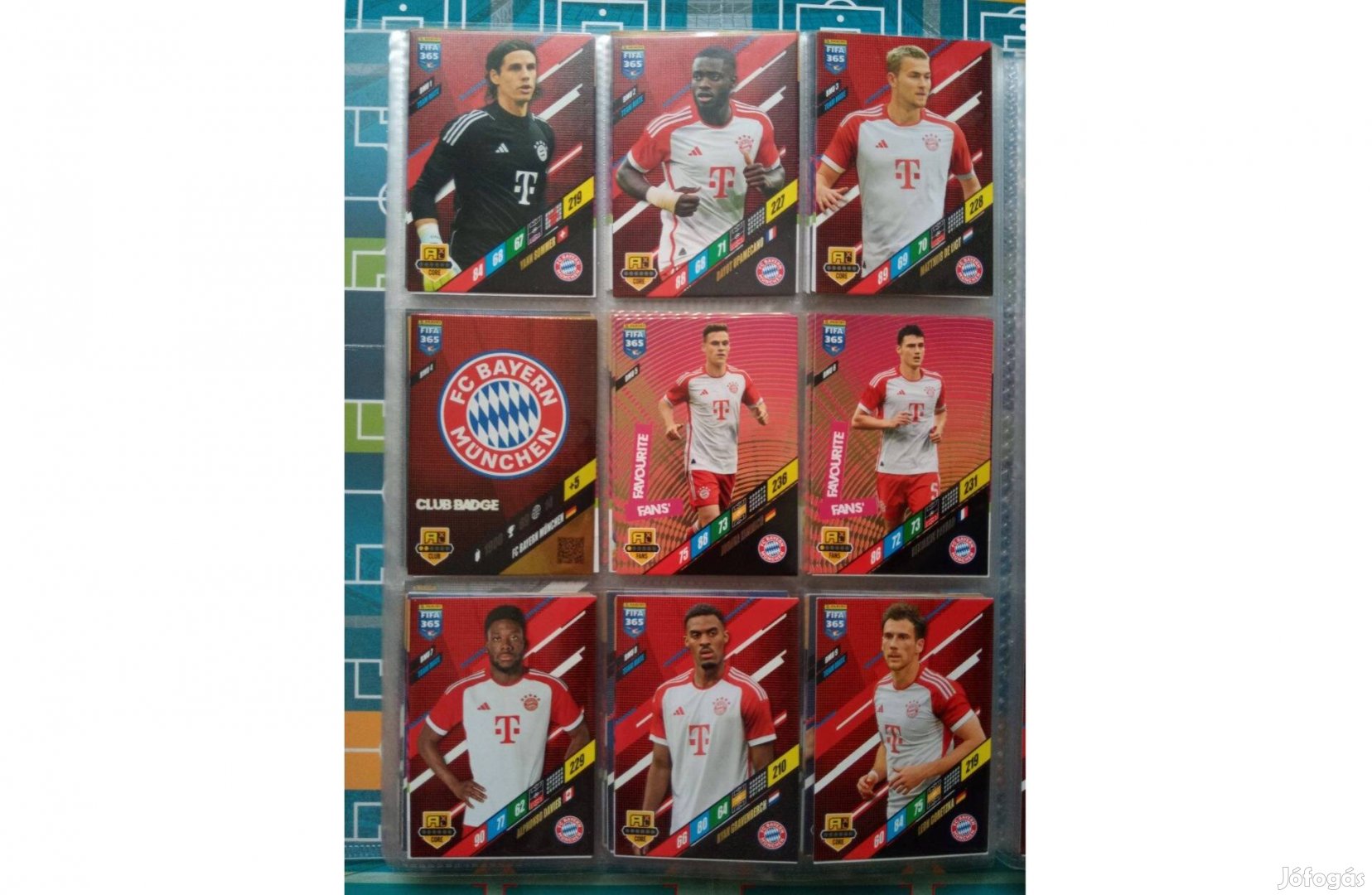 Bayern München Teljes sor Panini Fifa 365 2024 kártya