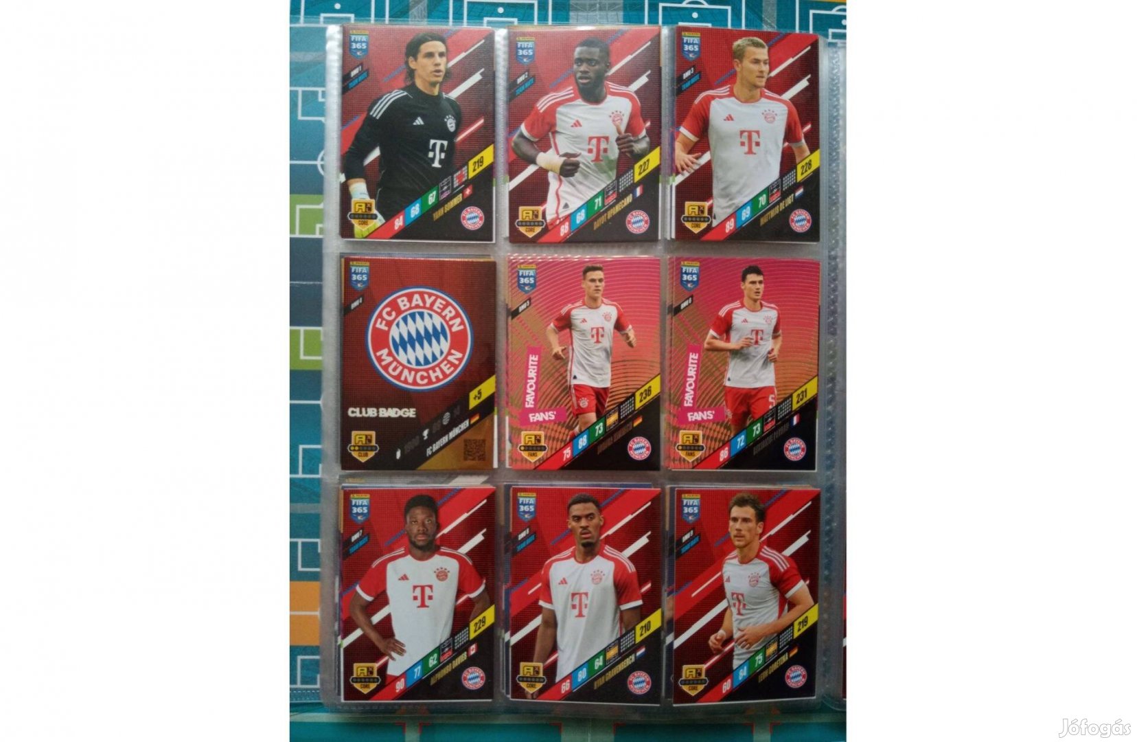 Bayern München Teljes sor Panini Fifa 365 2024 kártya