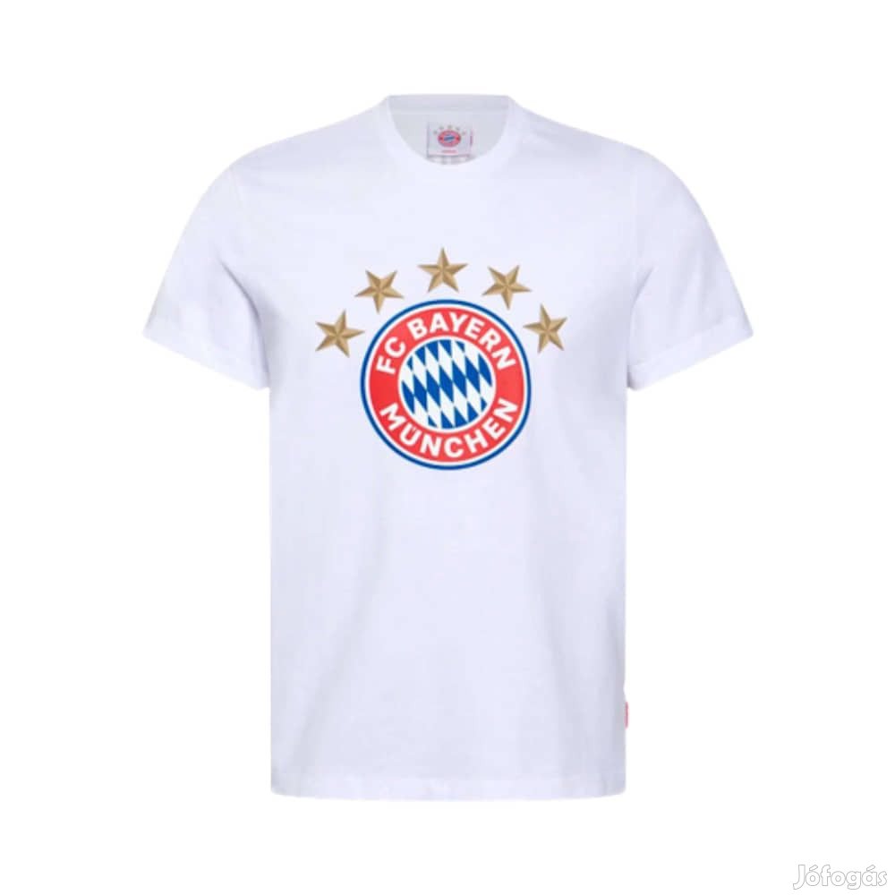 Bayern München póló 5 csillag gyerek fehér