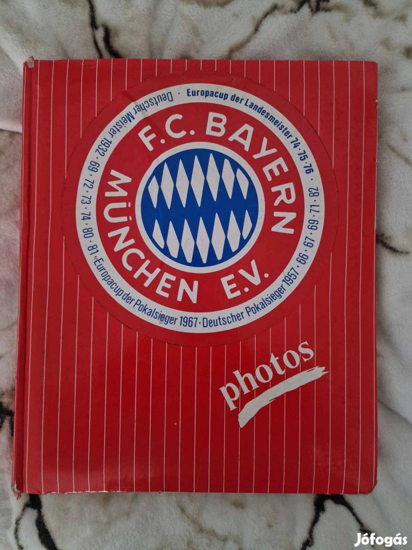 Bayern München relikvia/album! Eredeti aláírásokkal!!