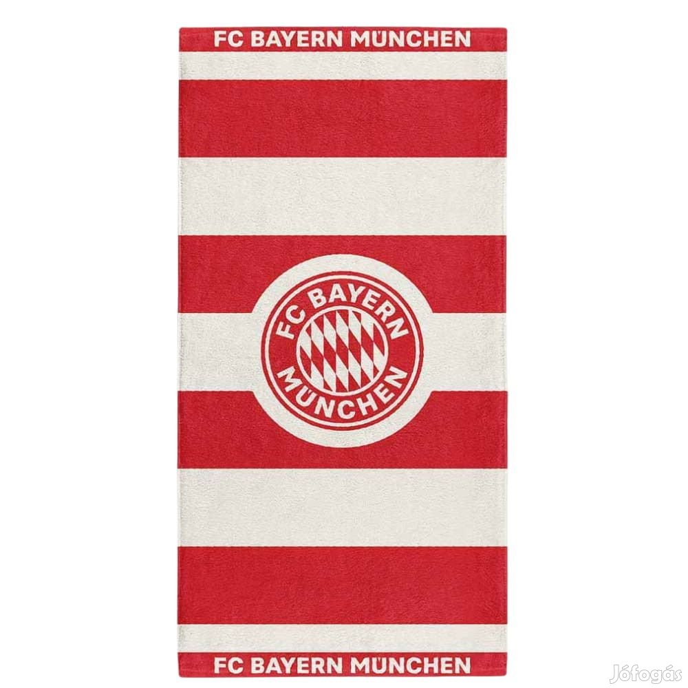 Bayern München törölköző PAMUT 70x140 cm csíkos
