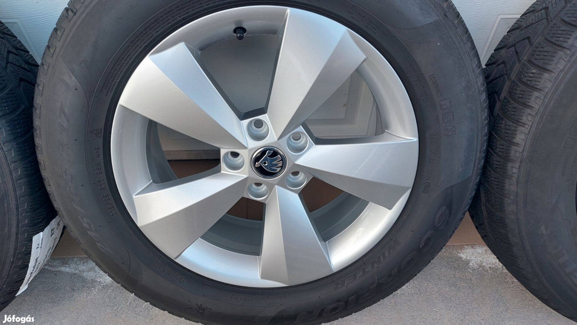 Bbb 1. Gyári , új szerű Skoda Kodiaq-Karoq 17 alufelni ,téli gumi