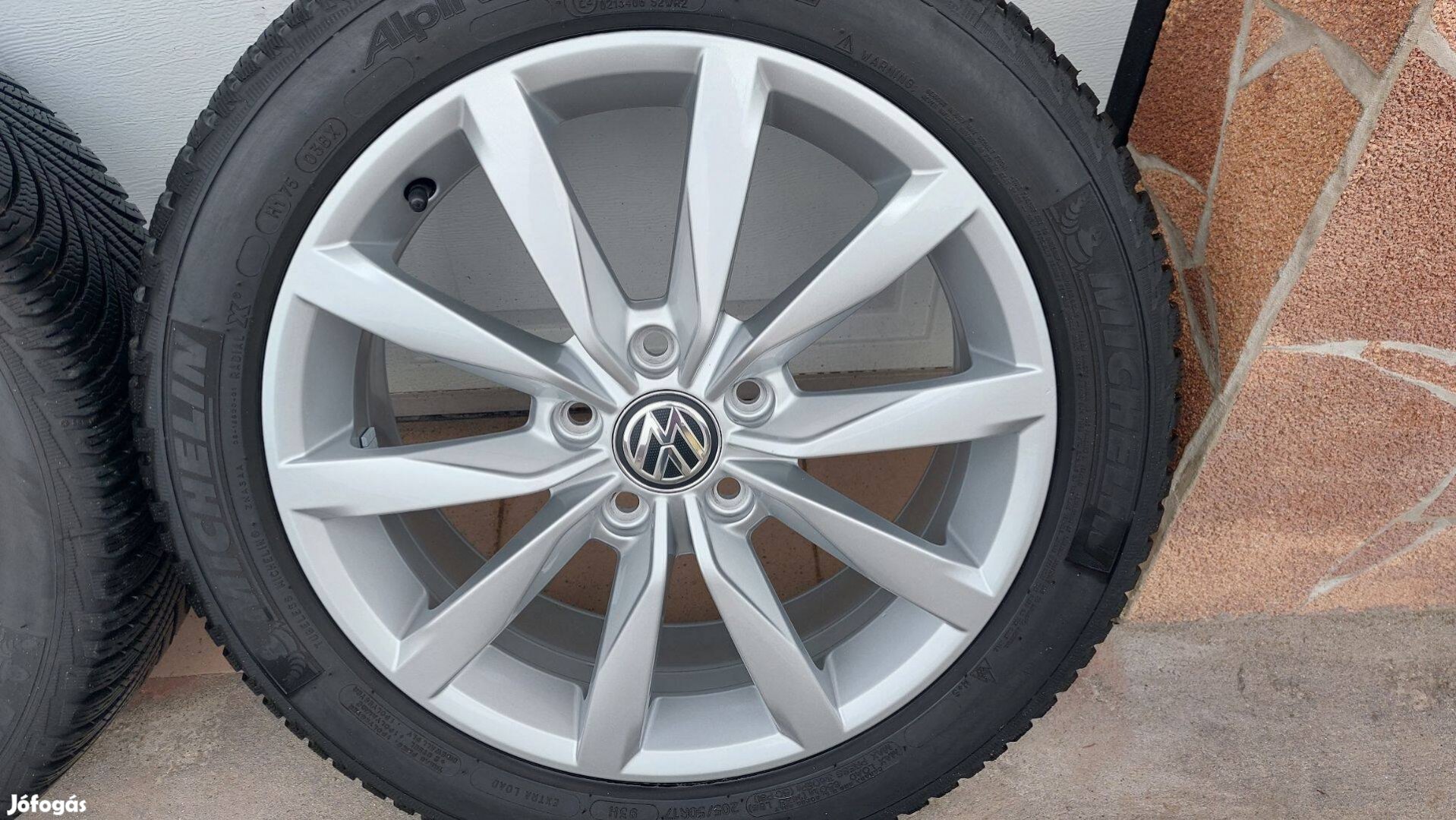 Bbb Gyári, 17" VW Golf VII. Highline /Dyjon/ alufelni Téli gumikkal
