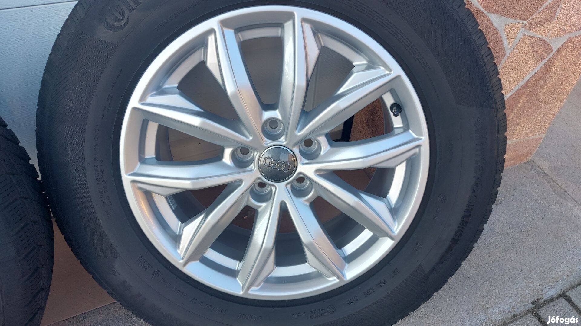 Bbb Gyári,új , Audi Q5 17" alufelni téli gumi 5x112