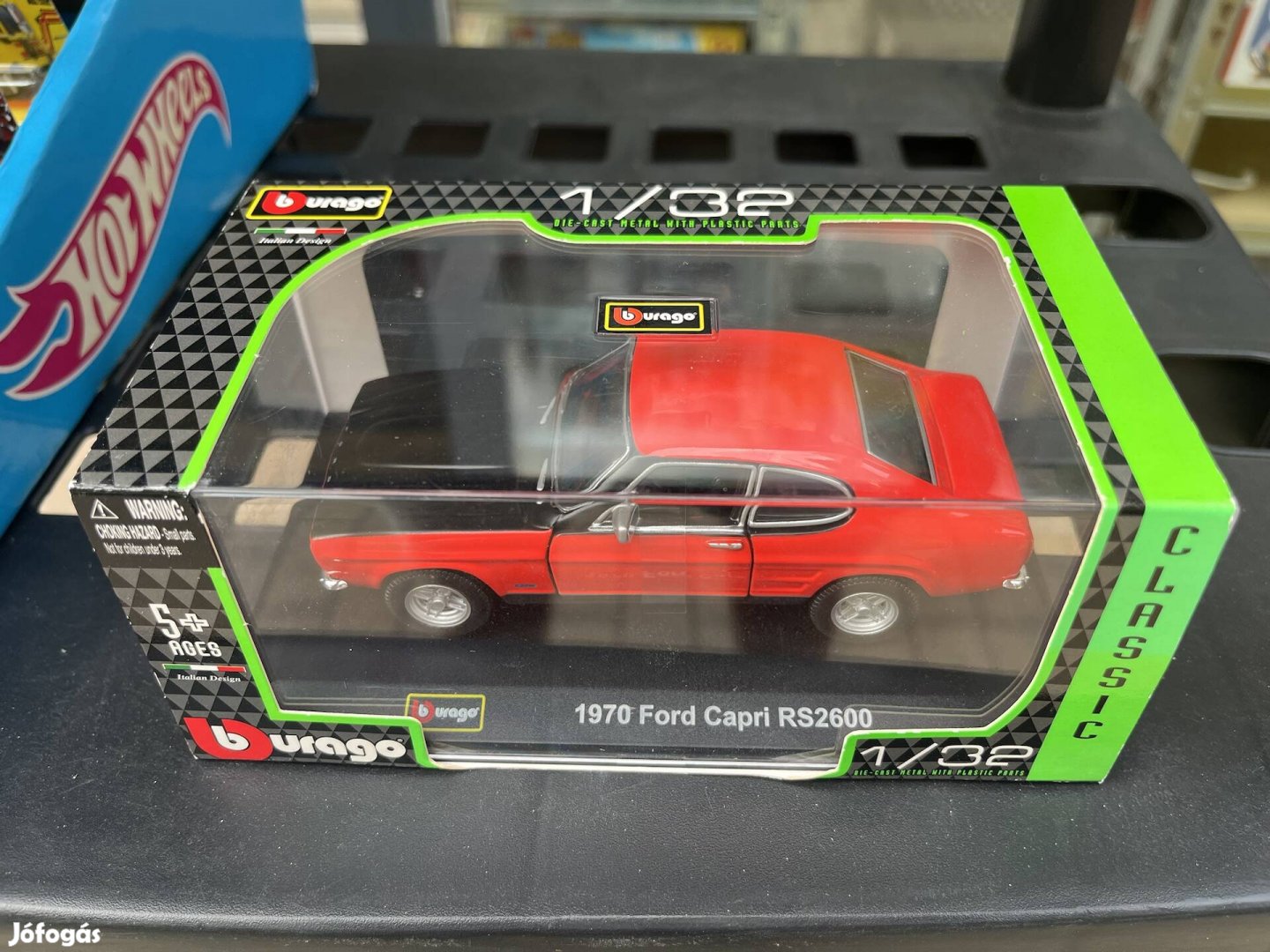 Bburago 1970 Ford Carpi RS2600 piros 1/32 Új