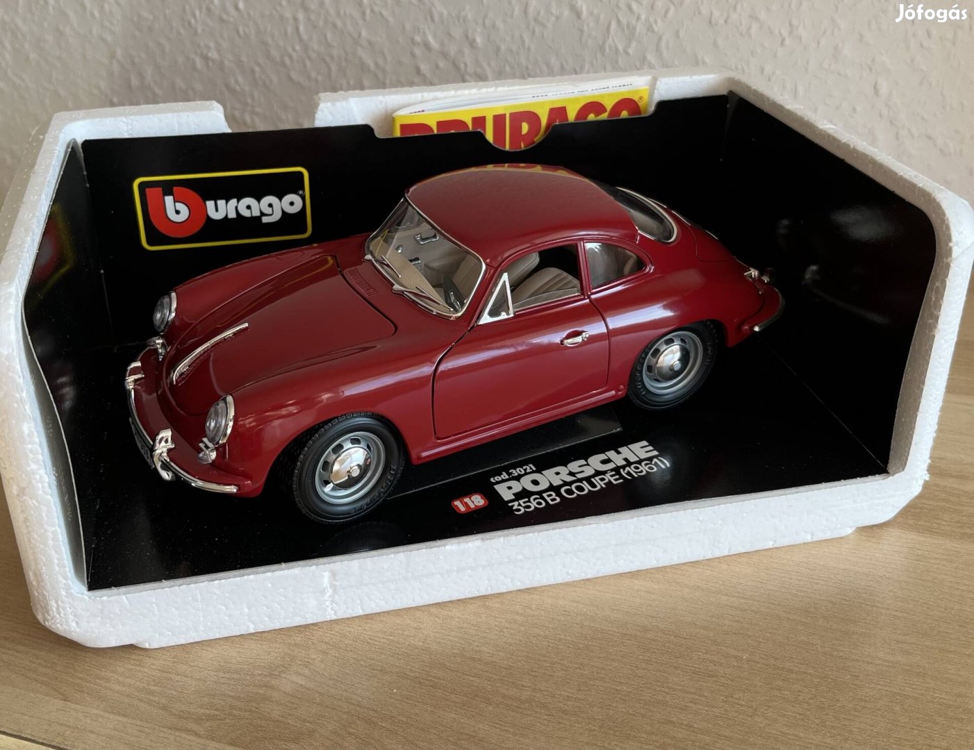 Bburago 3021 Porsche 356B Coupe 1:18 (1/18) újszerű modell