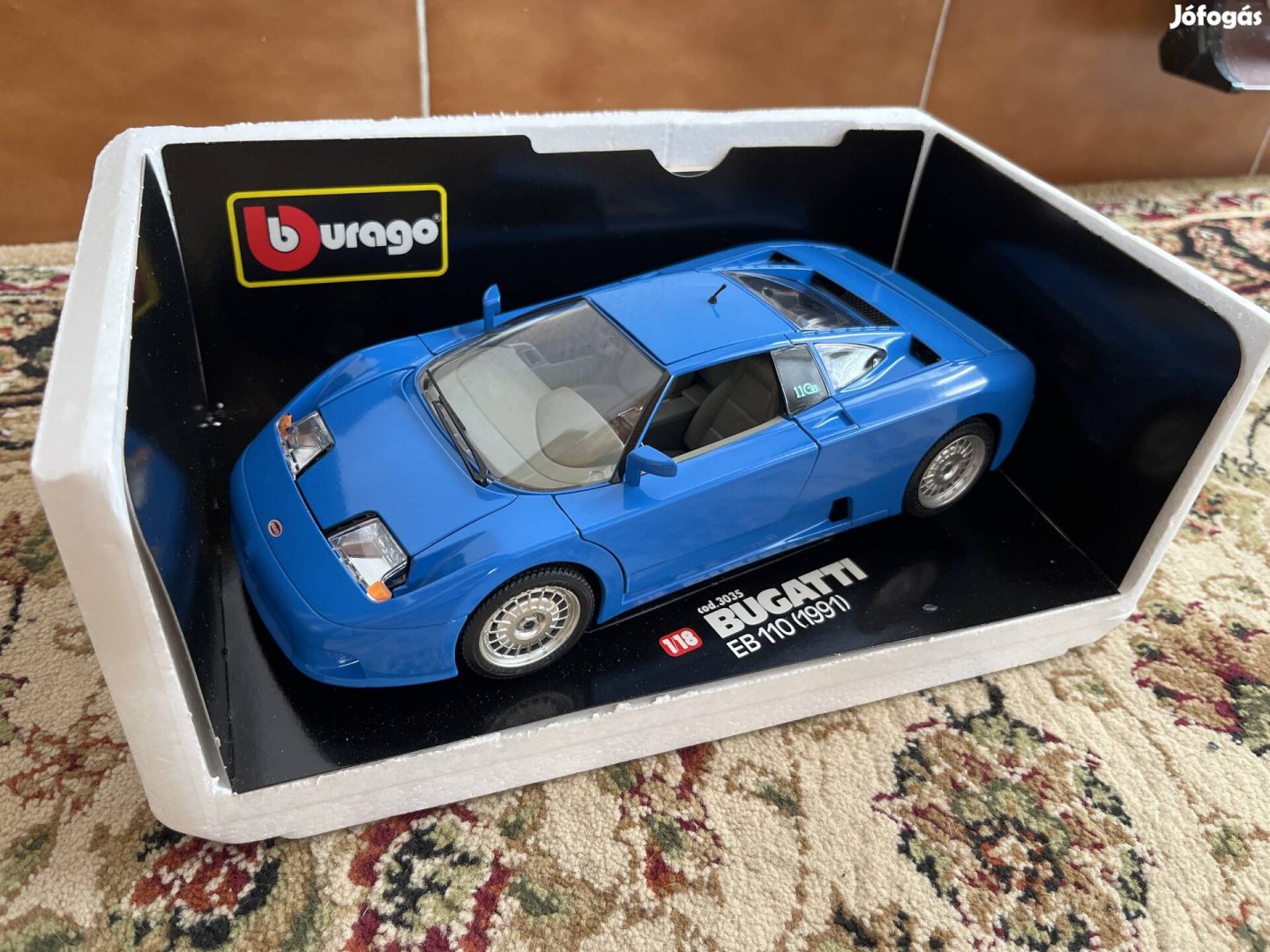 Bburago 3035 Bugatti EB110 1/18 (1:18, nem kyosho, maisto, autoart)