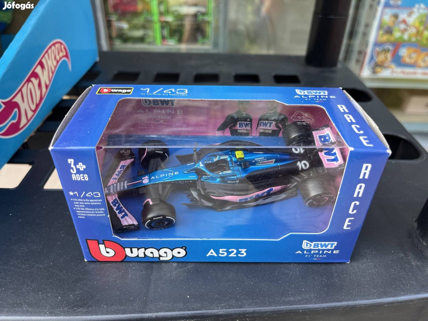 Bburago F1 Alpine A523 #10 Pierre Gasly 1/43 Új