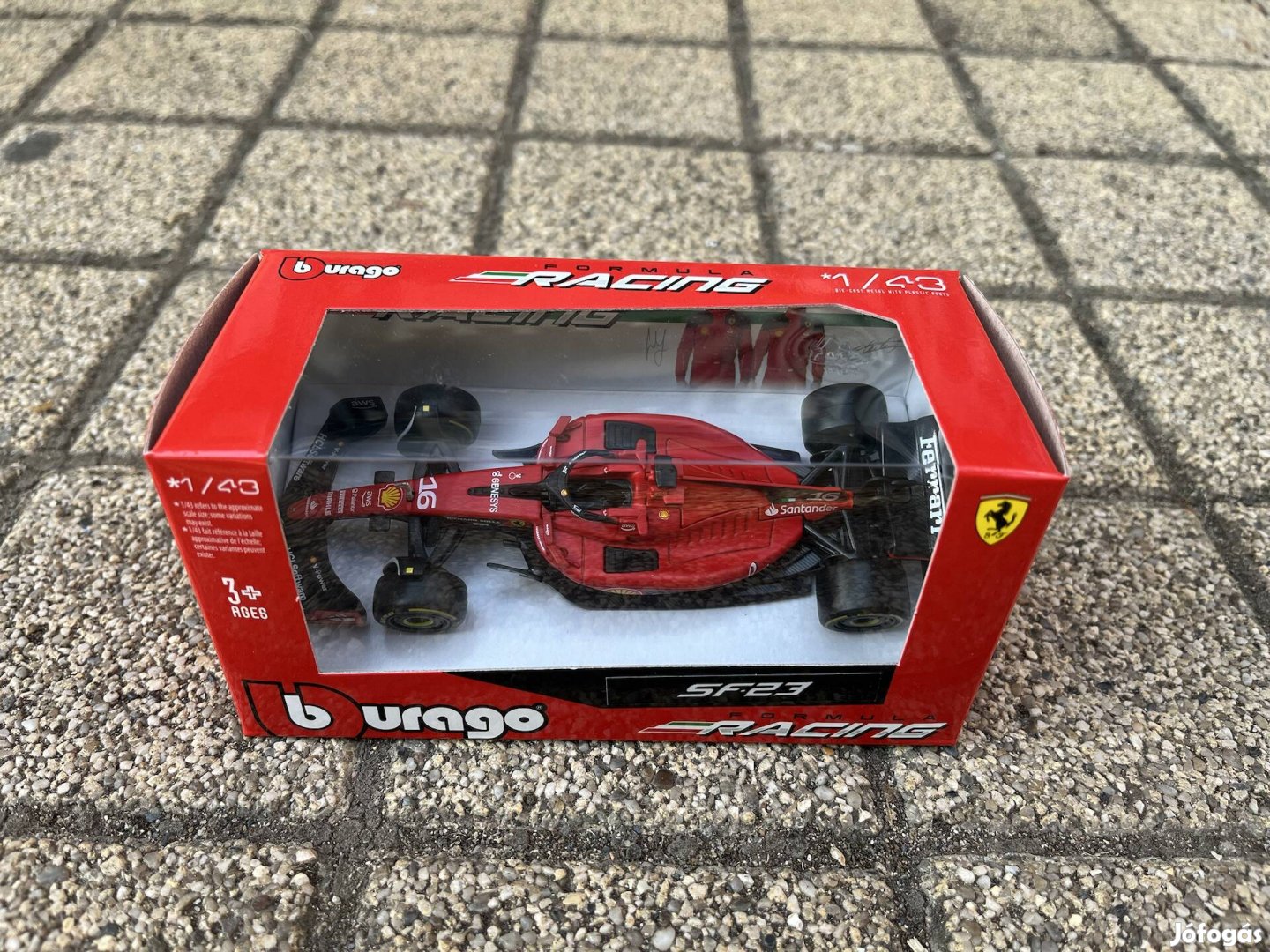 Bburago F1 Ferrari SF23 2023 #16 Leclerc 1/43 Új