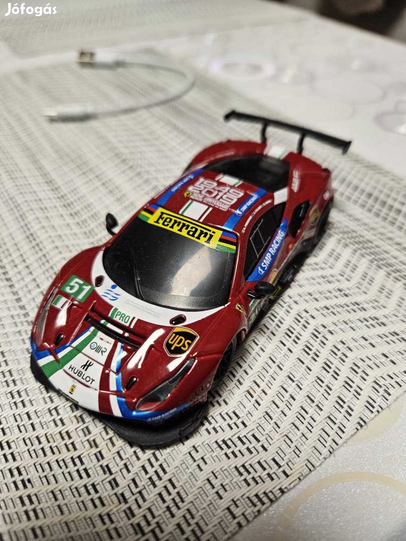 Bburago Ferrari 488 GTE 1:41 távirányítós autó Veszprém