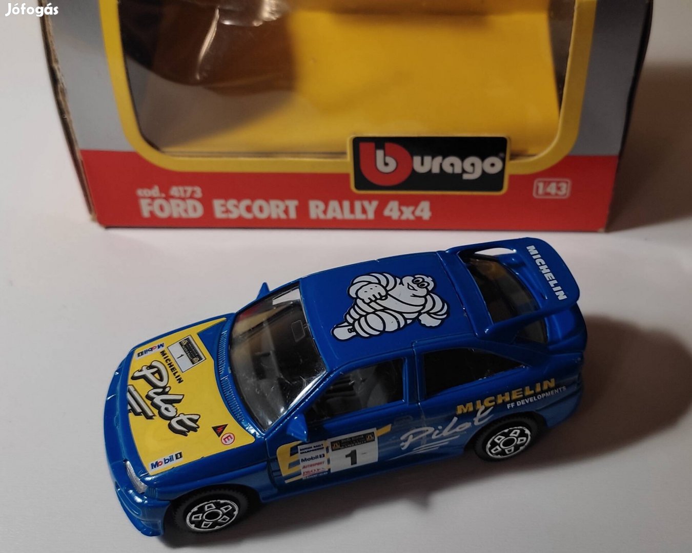 Bburago Ford Escort RS Cosworth régi kisautó