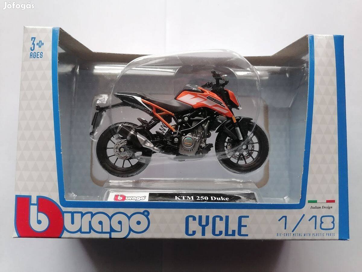 Bburago KTM 250 Duke 1:18 motor modell