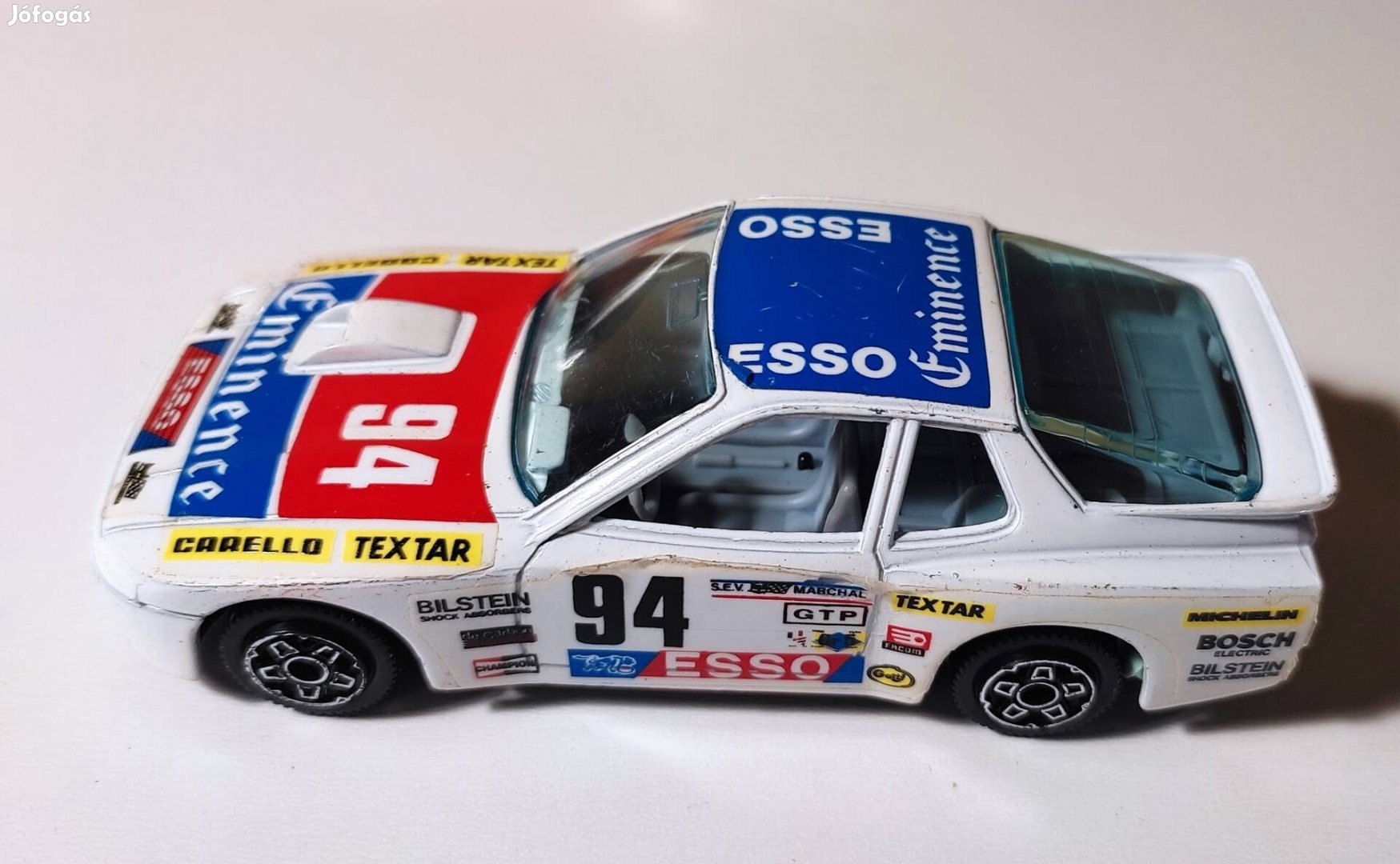 Bburago Porshe 924 Turbo GR.2 régi kisautó 