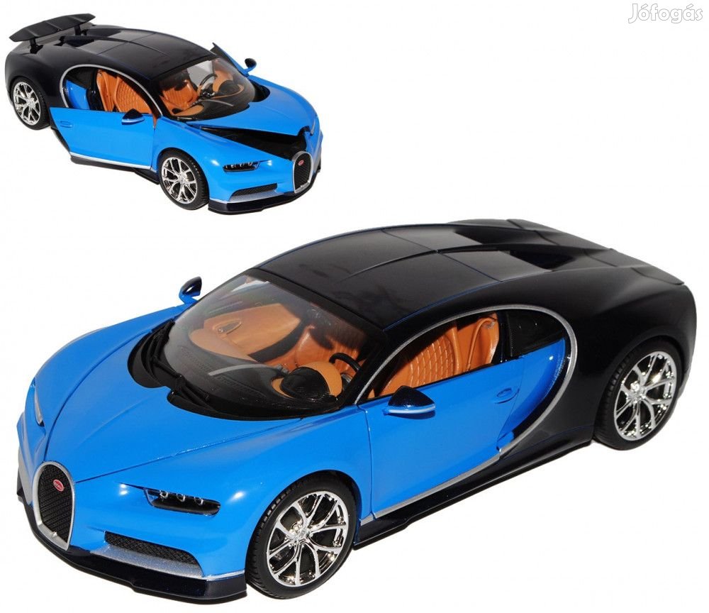 Bburago Premium Edition 1/18 Bugatti Chiron 1:18, 24 cm kormányozható