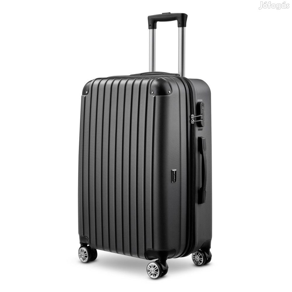 BeComfort L01-G-75, ABS, guruló, szürke bőrönd 75 cm