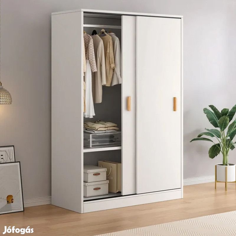 BeComfort kétajtós gardróbszekrény ruhásszekrény akasztós 100x50x182