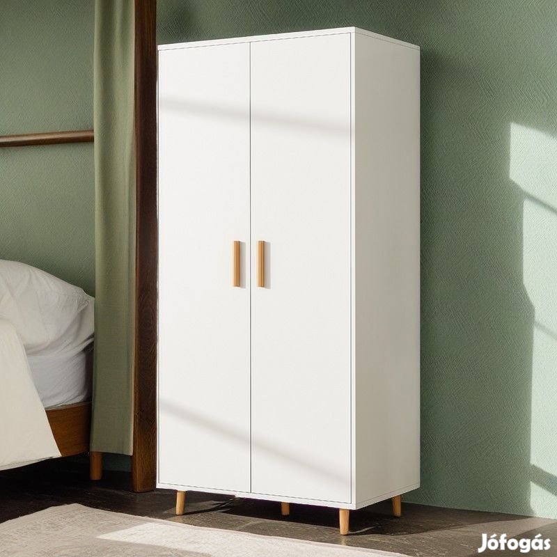 BeComfort kétajtós gardróbszekrény ruhásszekrény akasztós