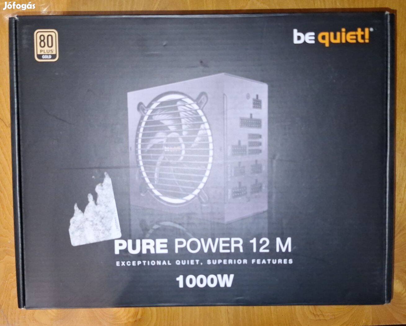 Be quiet! Pure power 12M 1000W gold (9+ év alza garancia)