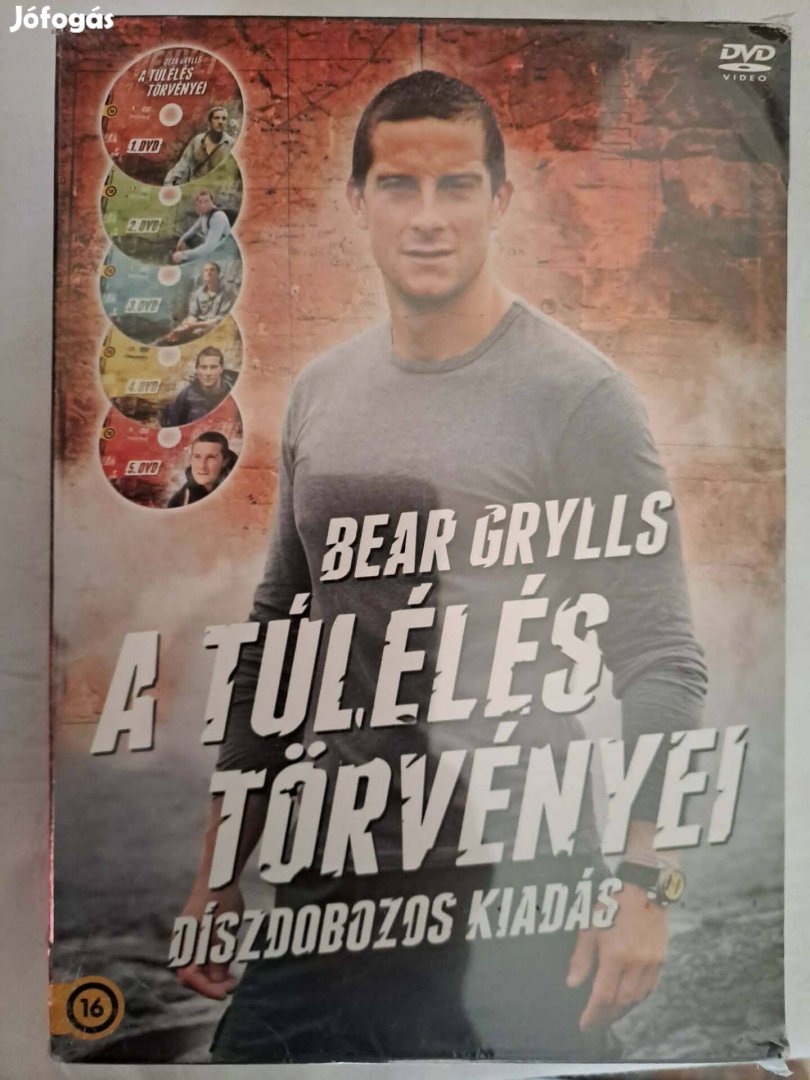 Bear Grylls - A túlélés törvényei DVD - díszdobozos, 5 DVD