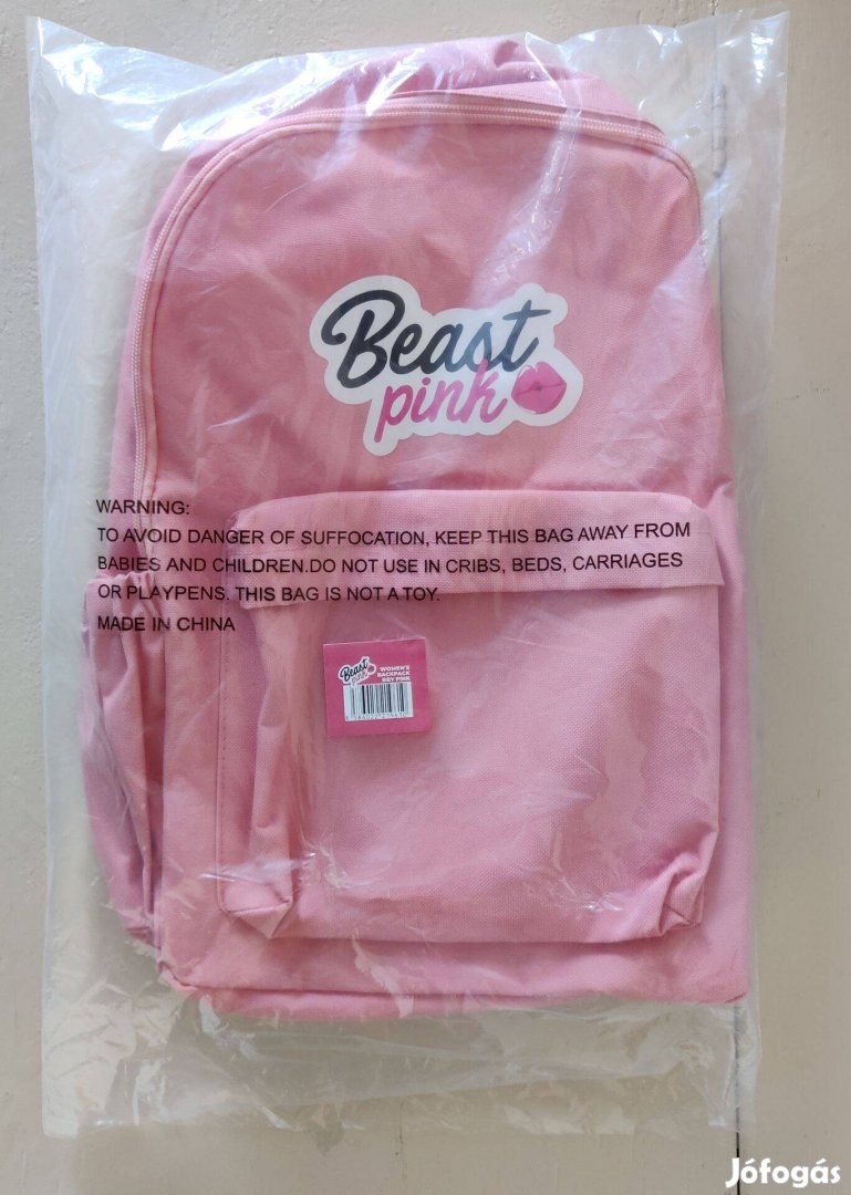 Beast Pink rózsaszín hátizsák táska