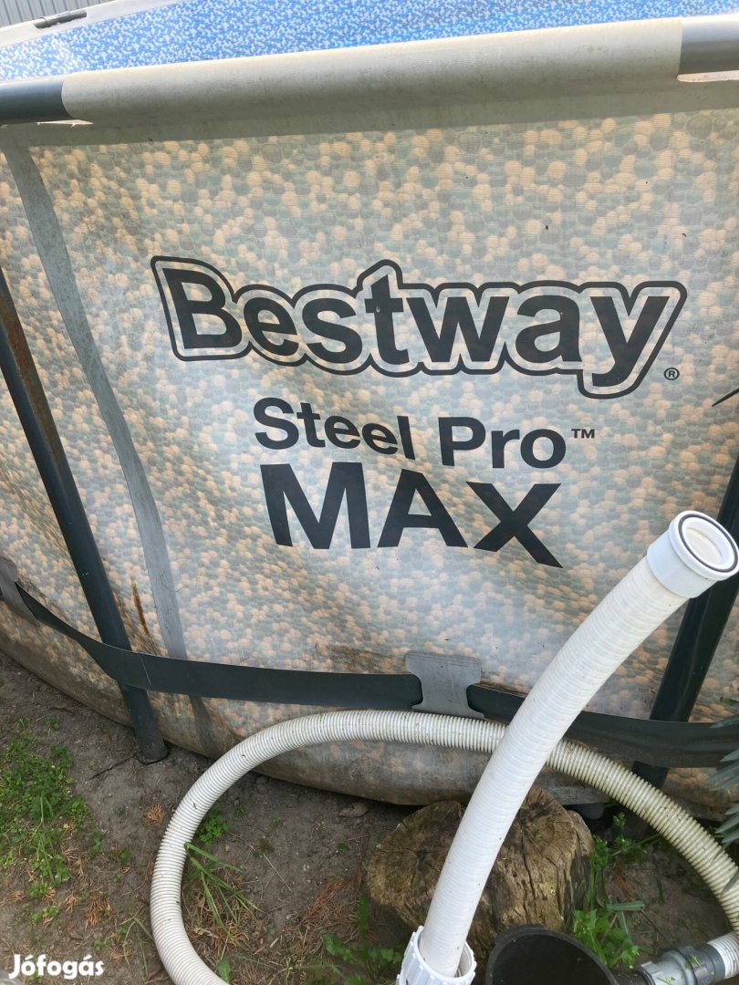 Beastway steel pro Max merev fém vázas medence 5,67x1,65