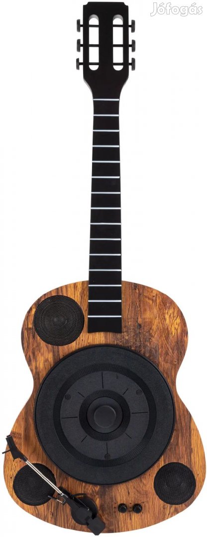 Beatfoxx GT-25 "Chuck" Gitár Alakú Lemezjátszó Falra Szerelhető